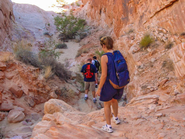 Hiking in Valley of Fire State Park