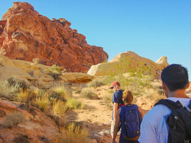 Hiking in Valley of Fire State Park