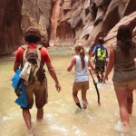 Discovering The Zion Narrows Along The Virgin River
