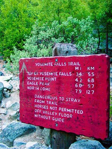 Yosemite Falls Trails