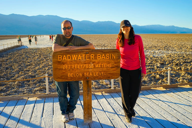 Badwater Basin in Death Valley