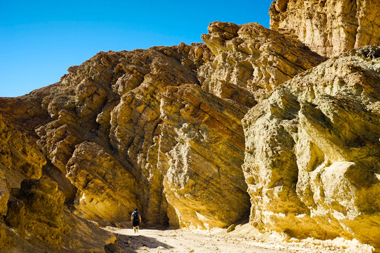 Hiking Golden Canyon Trail