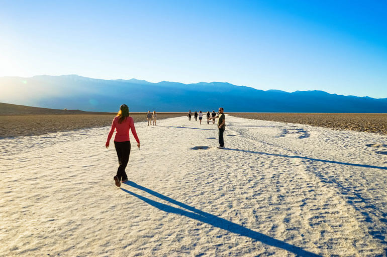 Badwater Basin in Death Valley