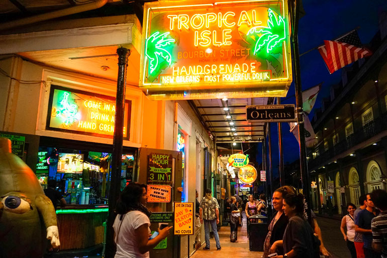 Bourbon Street, New Orleans