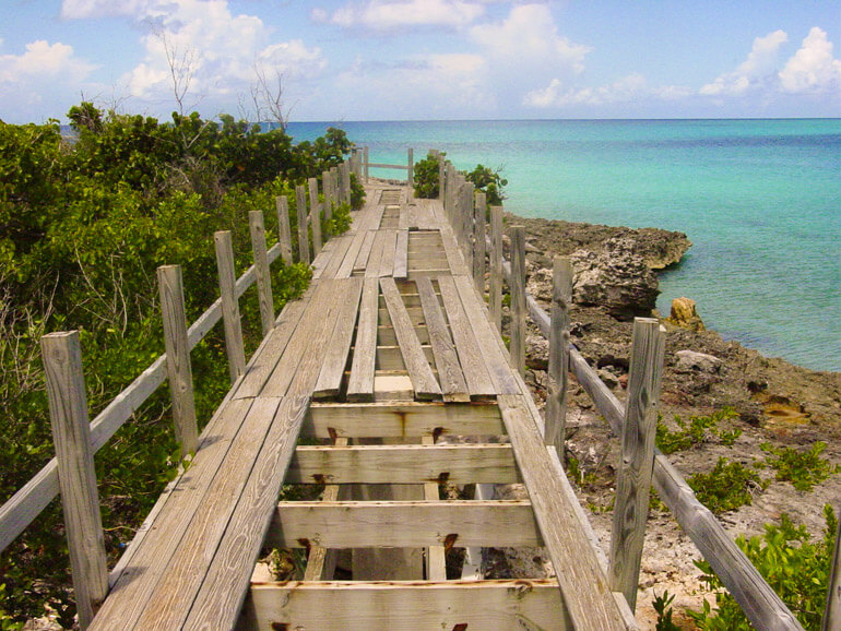 Wooden Bridge at Mullet Beach