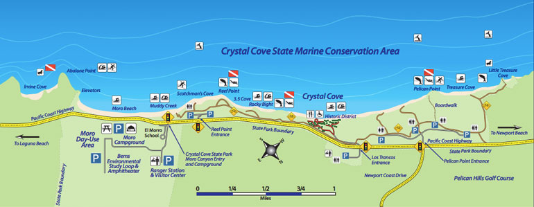 Crystal Cove State Park Map