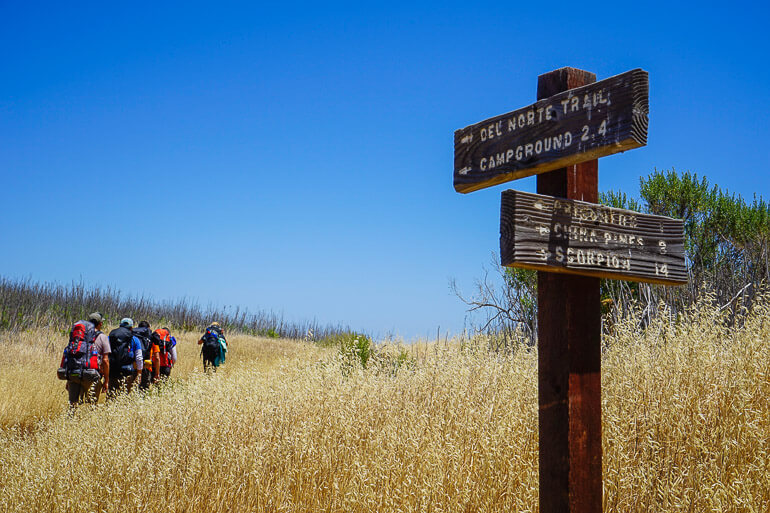 Del Norte Trail, Santa Cruz Island