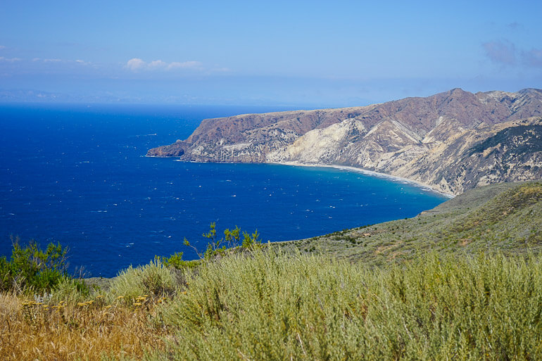 Views from Santa Cruz Island