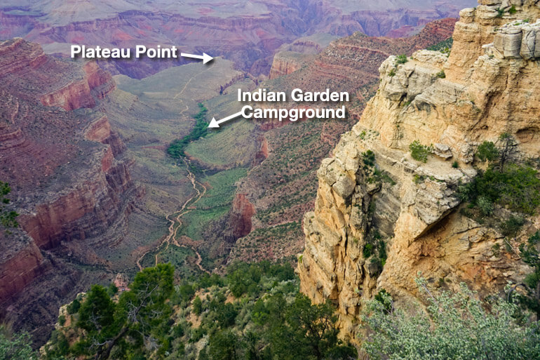 Bright Angel Trail in Grand Canyon National Park