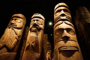 Totem poles from the Northwest