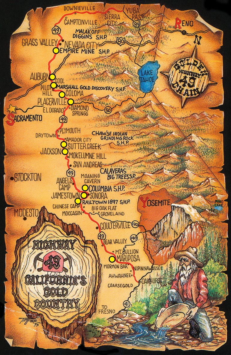 Gold Rush Map