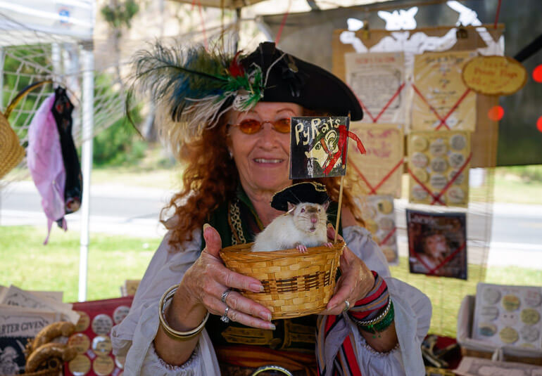 A Py Rat at the Pirate Festival 