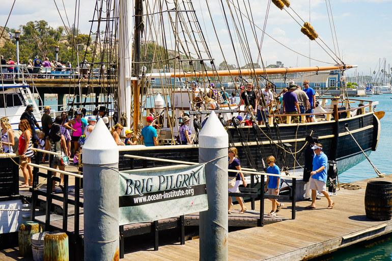 Boarding Historic Ships