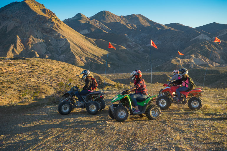 ATV riding in Jawbone Canyon