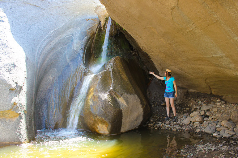 Waterfall in Indian Canyon