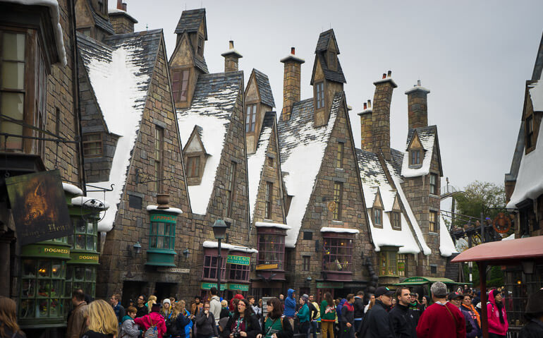 Looks like it's winter at Hogsmeade