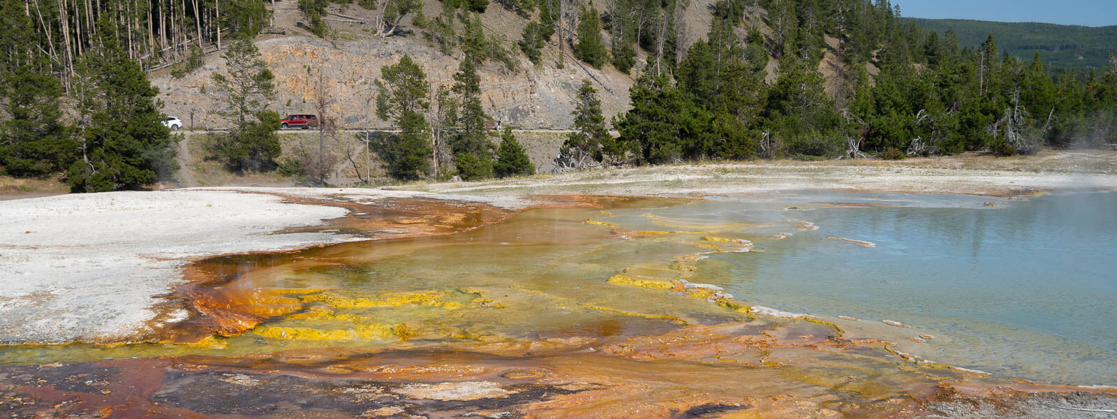 The hot springs of Yellowstone